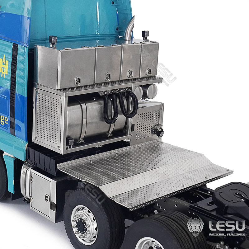 Dump Truck Heavy Equipment - Rak Peralatan Berat Logam RC 1/14