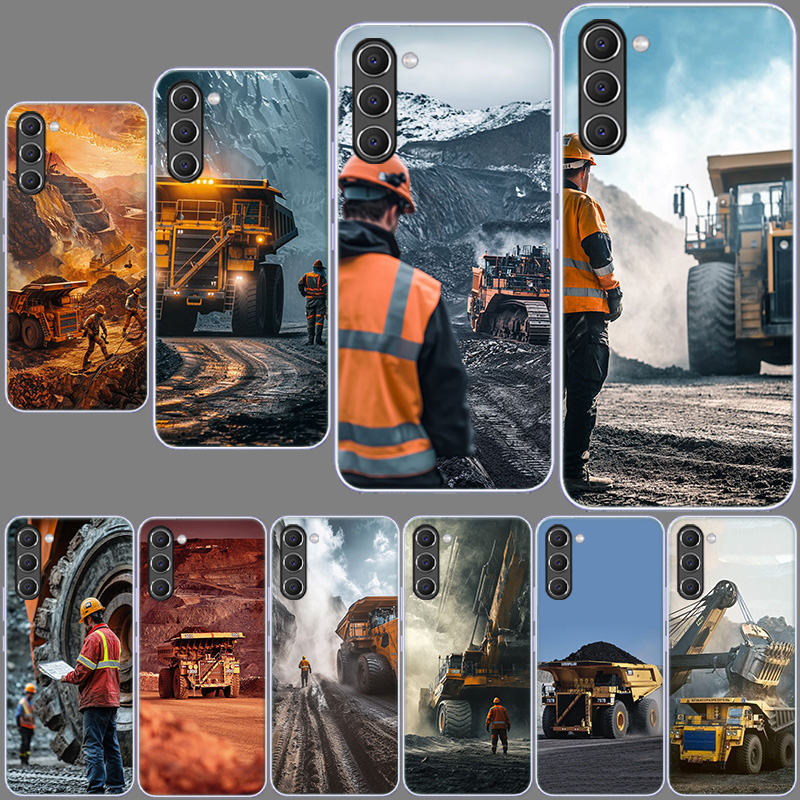 Dump Truck Heavy Equipment - Casing Ponsel Inspeksi Peralatan Truk Dump