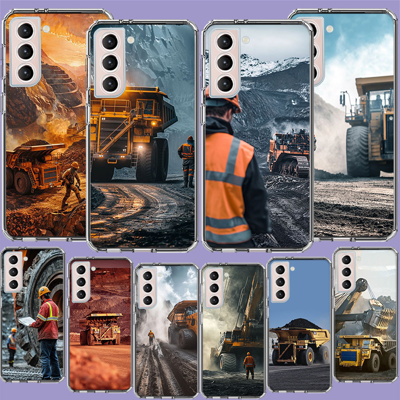 Dump Truck Heavy Equipment - Casing Ponsel Inspeksi Peralatan Truk Dump