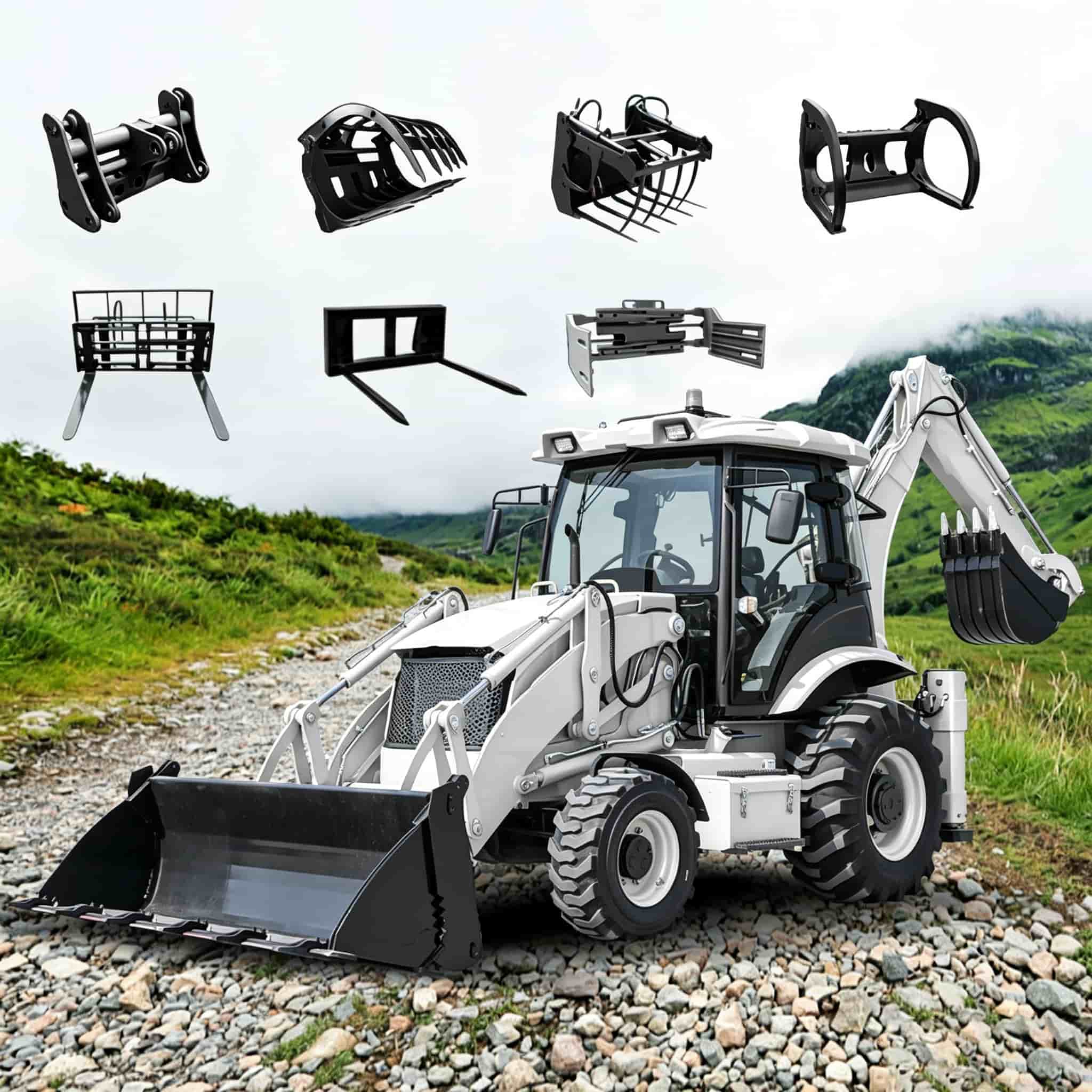 Heavy Equipment Used - Backhoe Loader Bersertifikasi CE 40-30C, Emisi