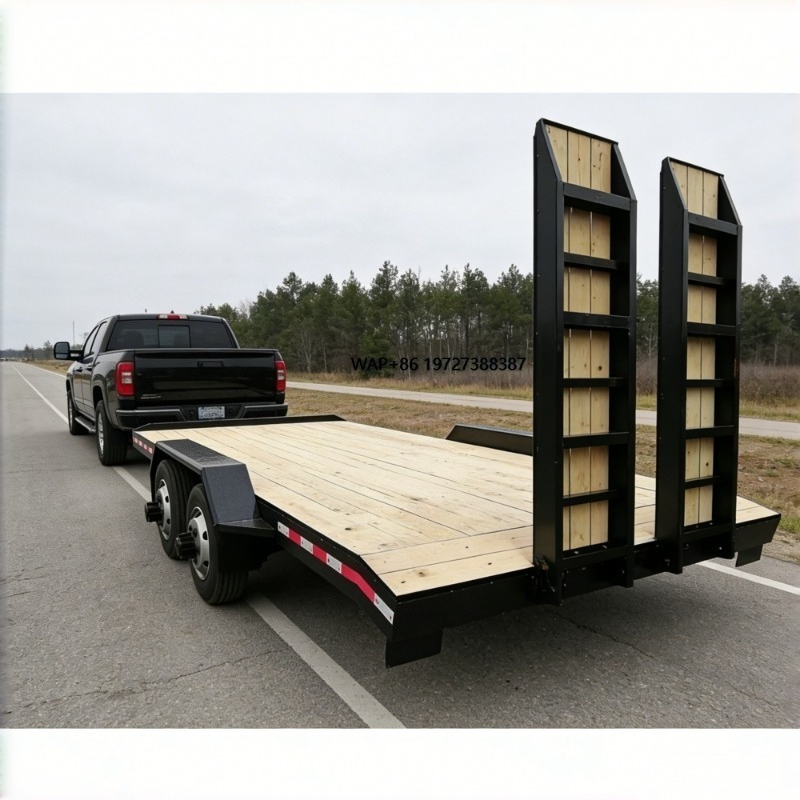 Trailer Peralatan Kayu Beraspa - Heavy Equipment Hauling ulasan dan harga