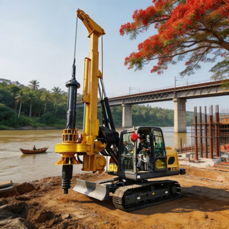 Rig Pengeboran Putar Tugas Ber - Heavy Equipment Drilling Rig ulasan dan harga